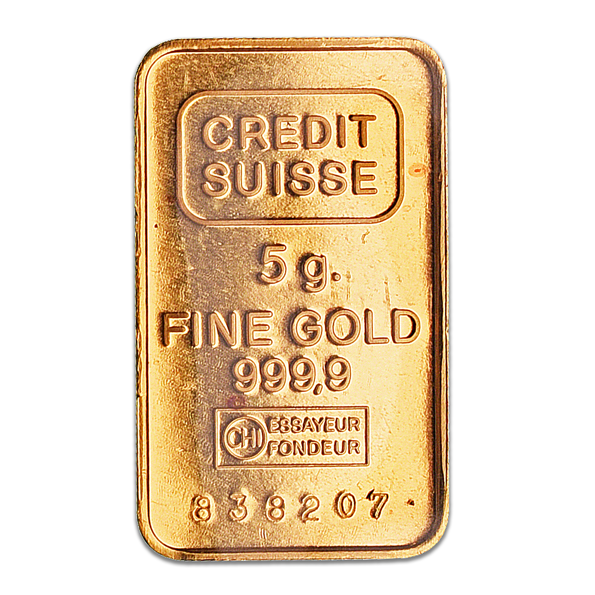 credit suisse gold bar counterfeit